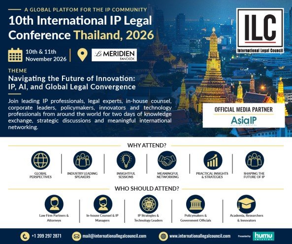 10th International IP Legal Conference Thailand, 2026